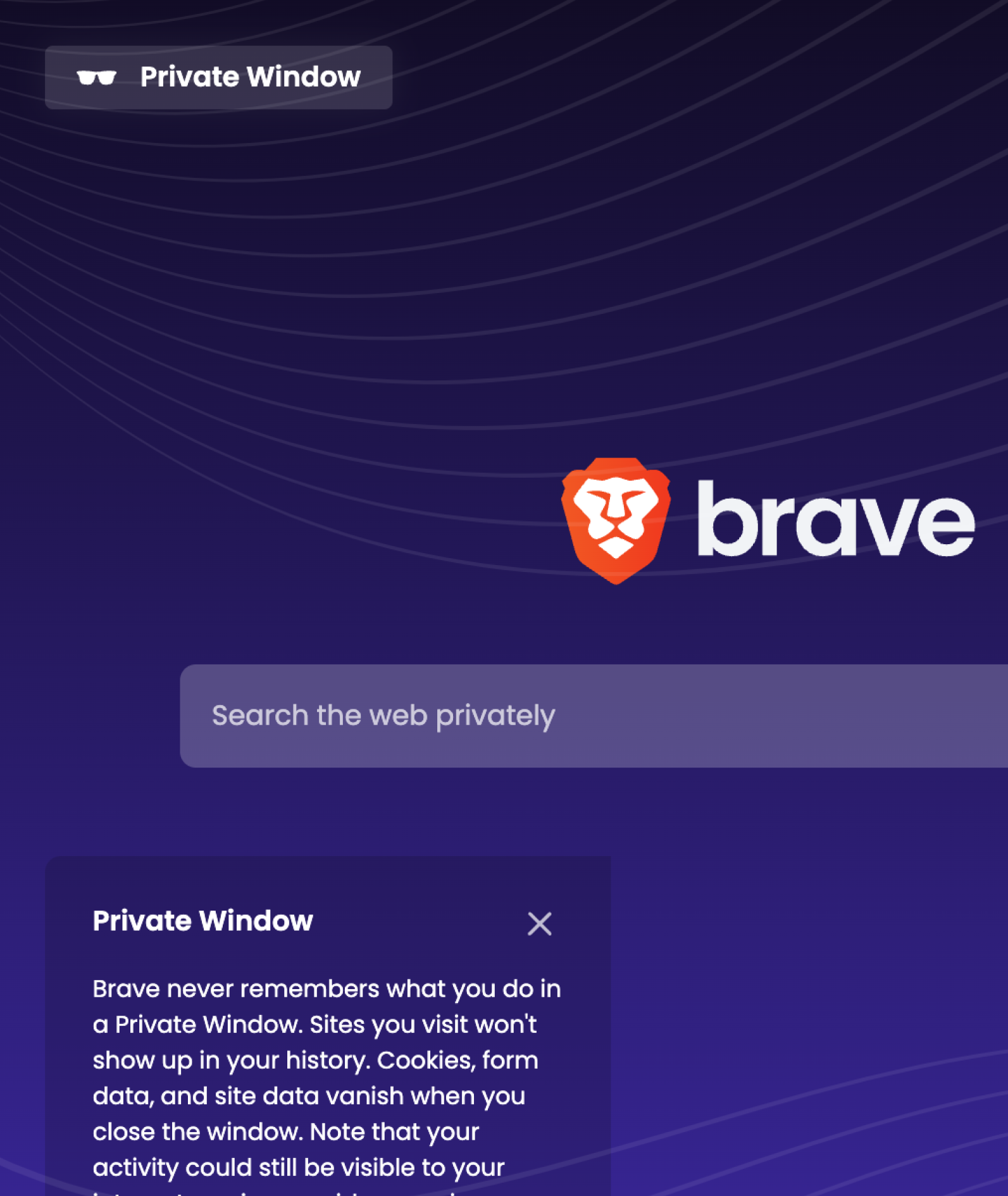 Private windows